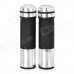 Universal Motorcycle Handle Grip - Silver + Black (2 PCS) Universal Motorcycle Handle Grip - Silver + Black (2 PCS)