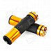 Universal Motorcycle Handle Grip - Golden + Black (2 PCS) Universal Motorcycle Handle Grip - Golden + Black (2 PCS)