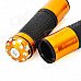 Universal Motorcycle Handle Grip - Golden + Black (2 PCS) Universal Motorcycle Handle Grip - Golden + Black (2 PCS)