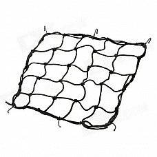 Elastic Baggage Band Helmet Holder for Motorcycle - Black