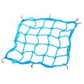 Elastic Baggage Band Helmet Holder for Motorcycle - Blue