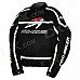 Pro-biker JK-05 Professional Polyester Motorcycle Riding Race Jacket - Black + White (Size L) Pro-biker JK-05 Professional Polyester Motorcycle Riding Race Jacket - Black + White (Size L)