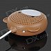 AOPU A-30 Bear Style Single-Channel Mini Speaker - Brown + White AOPU A-30 Bear Style Single-Channel Mini Speaker - Brown + White