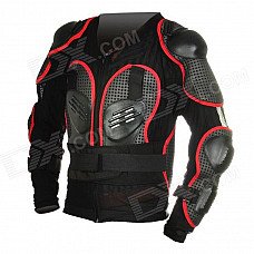 Fashion Protective Motorcycle Riding Race Armor w/ Square Hole - Black + Grey + Red (XXL Size) Fashion Protective Motorcycle Riding Race Armor w/ Square Hole - Black + Grey + Red (XXL Size)