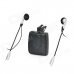 Motorcycle Helmet Headset Interphone 2-Way Intercom - Black (2 x AAA) Motorcycle Helmet Headset Interphone 2-Way Intercom - Black (2 x AAA)
