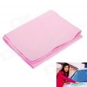 PVA Chamois Car/House Cleaning Towel Cloth - Pink (Size L)