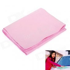 PVA Chamois Car/House Cleaning Towel Cloth - Pink (Size L) PVA Chamois Car/House Cleaning Towel Cloth - Pink (Size L)