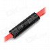 BYZ-S500 3.5mm Plug In-Ear Earphone w/ Microphone - Red