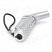 Stylish Stainless Steel Butane Jet Lighter w/ Strap - Silver Stylish Stainless Steel Butane Jet Lighter w/ Strap - Silver