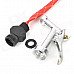 Car Wash Nozzle Spray Head Water Gun with Hose - Red + Black (15m)