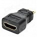 HDMI Female to HDMI Male Adapter + HDMI Female to Mini HDMI Male Adapter Set - Black (2 PCS)