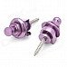ZEA-J005V Zinc Alloy Guitar Strap Locks - Purple (2 PCS / Size S)
