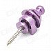 ZEA-J005V Zinc Alloy Guitar Strap Locks - Purple (2 PCS / Size S)