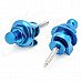 ZEA-J005B Zinc Alloy Guitar Strap Locks - Blue (2 PCS / Size S)