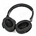 BH-M8 Hi-Fi Rechargeable V4.0 Bluetooth Stereo Headphone w/ Microphone - Black