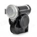 Compact Motorcycle Air Horn with Relay - Black + Silver (12V) Compact Motorcycle Air Horn with Relay - Black + Silver (12V)