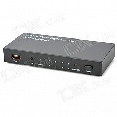 1080p 4-Port HDMI Input to HDMI + Optical/Coaxial Audio Output Converter (100~240V AC) 1080p 4-Port HDMI Input to HDMI + Optical/Coaxial Audio Output Converter (100~240V AC)