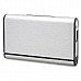 2-in-1 Focus YH007 Aluminum Alloy Automatic Ejection Cigarette Case Lighter - Silver