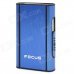 FOCUS JUNLANG Aluminum Alloy + Plastic Automatic Cigarette Case -Blue + Black FOCUS JUNLANG Aluminum Alloy + Plastic Automatic Cigarette Case -Blue + Black