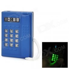 Telephone Style Windproof Plastic Butane Jet Lighter w/ LED Flashlight - Blue (3 x LR41) Telephone Style Windproof Plastic Butane Jet Lighter w/ LED Flashlight - Blue (3 x LR41)