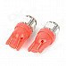 T10 1.5W 115lm 5-SMD 5050 LED Red Light Motorcycle Instrument Lamp - Red + White (12V / 2 PCS) T10 1.5W 115lm 5-SMD 5050 LED Red Light Motorcycle Instrument Lamp - Red + White (12V / 2 PCS)
