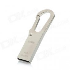 SSK SFD219 Keychain Style USB 2.0 Flash Drive - Silver (8GB) SSK SFD219 Keychain Style USB 2.0 Flash Drive - Silver (8GB)