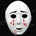 Bleeding Plastic Mask w/ Elastic Strap - White + Red + Black Bleeding Plastic Mask w/ Elastic Strap - White + Red + Black