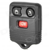 LX008 Replacement 3-Button Car Remote Key Case Shell for Ford - Black