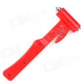 FF060 Multi-Function Car Emergency Safety Break Hammer - Red