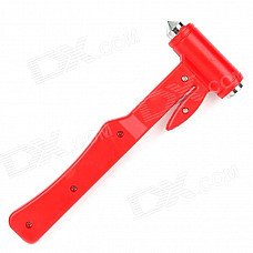FF060 Multi-Function Car Emergency Safety Break Hammer - Red FF060 Multi-Function Car Emergency Safety Break Hammer - Red