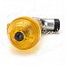 Vase Style Windproof Plastic Butane Jet Torch Lighter with Cap - Yellow