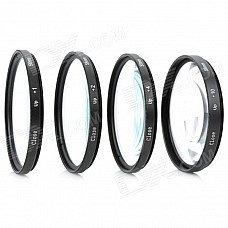 Close Up +1 / +2 / +4 / +10 Lens Filters Set - Black (58mm / 4 PCS) Close Up +1 / +2 / +4 / +10 Lens Filters Set - Black (58mm / 4 PCS)