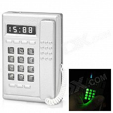 Telephone Style Windproof Plastic Butane Jet Lighter w/ LED Flashlight - Silver (3 x LR41) Telephone Style Windproof Plastic Butane Jet Lighter w/ LED Flashlight - Silver (3 x LR41)