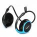 AX-610 Bluetooth V2.1+EDR Stereo Headset Headphones with Microphone - Black + Blue