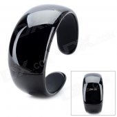 Bluetooth V2.0 + EDR Bracelet w/ Answer Call + Vibration Function + Digital Time - Black