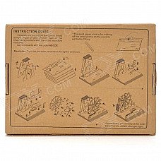 Solar Powered DIY 3D Ferris Wheel Style Wooden Puzzle Toy - Oyster White Solar Powered DIY 3D Ferris Wheel Style Wooden Puzzle Toy - Oyster White