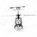 Rechargeable 4-CH IR Remote Controlled R/C Helicopter w/ Gyro - Black + Silver + White Rechargeable 4-CH IR Remote Controlled R/C Helicopter w/ Gyro - Black + Silver + White