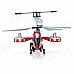 Rechargeable 4-CH IR Remote Control Helicopter w/ USB Cable + Gyro - Red + Black + Silver