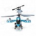 Rechargeable 4-CH IR Remote Control Helicopter w/ USB Cable + Gyro - Blue + Black + Silver Rechargeable 4-CH IR Remote Control Helicopter w/ USB Cable + Gyro - Blue + Black + Silver