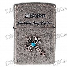 Weathered-Look Bolon Oil Lighter (Cross)