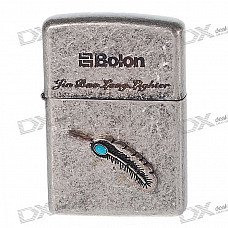 Weathered-Look Bolon Oil Lighter (Feather)