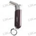 Honest Double-Flame Butane Jet Torch Lighter Keychain (Assorted Color)