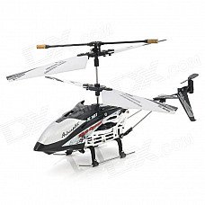 Rechargeable 2.5-CH IR Remote Controlled R/C Helicopter - Black + Silver + White Rechargeable 2.5-CH IR Remote Controlled R/C Helicopter - Black + Silver + White