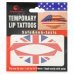 YG-1 Fashionable the Union Jack Pattern Temporary Lip Tattoos Stickers - Red + Blue + White YG-1 Fashionable the Union Jack Pattern Temporary Lip Tattoos Stickers - Red + Blue + White