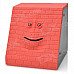 Funny Face Style Money Swallowing Coin Bank - Red (2 x AA) Funny Face Style Money Swallowing Coin Bank - Red (2 x AA)