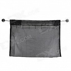 CL-2208 Nylon Mesh Cloth Car Curtain with Suction Cup - Black CL-2208 Nylon Mesh Cloth Car Curtain with Suction Cup - Black