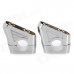 Cool Motorcycle DIY Aluminum Alloy Raised Damper - Silver (2 PCS) Cool Motorcycle DIY Aluminum Alloy Raised Damper - Silver (2 PCS)