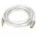 JINSANJIAO JF-2514 3.5mm Male to Female Stereo Audio Extension Cable - White JINSANJIAO JF-2514 3.5mm Male to Female Stereo Audio Extension Cable - White