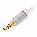 JINSANJIAO JF-2514 3.5mm Male to Female Stereo Audio Extension Cable - White JINSANJIAO JF-2514 3.5mm Male to Female Stereo Audio Extension Cable - White