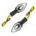 HG-SJ-014 Waterproof 1W 50lm 20-LED Yellow Light Motorcycle Steering Lamps - Black (DC 12V / 2 PCS) HG-SJ-014 Waterproof 1W 50lm 20-LED Yellow Light Motorcycle Steering Lamps - Black (DC 12V / 2 PCS)